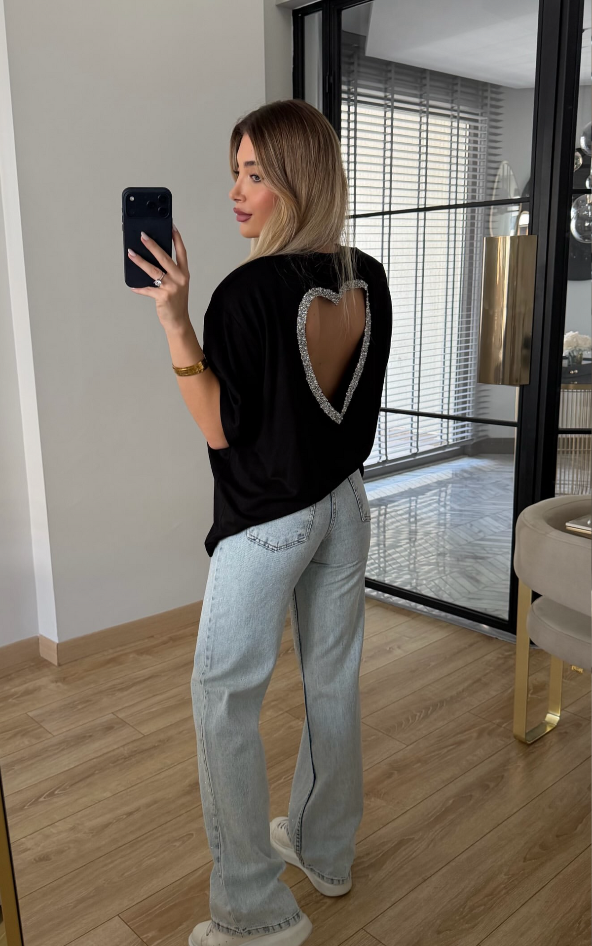 Heart Top - Black