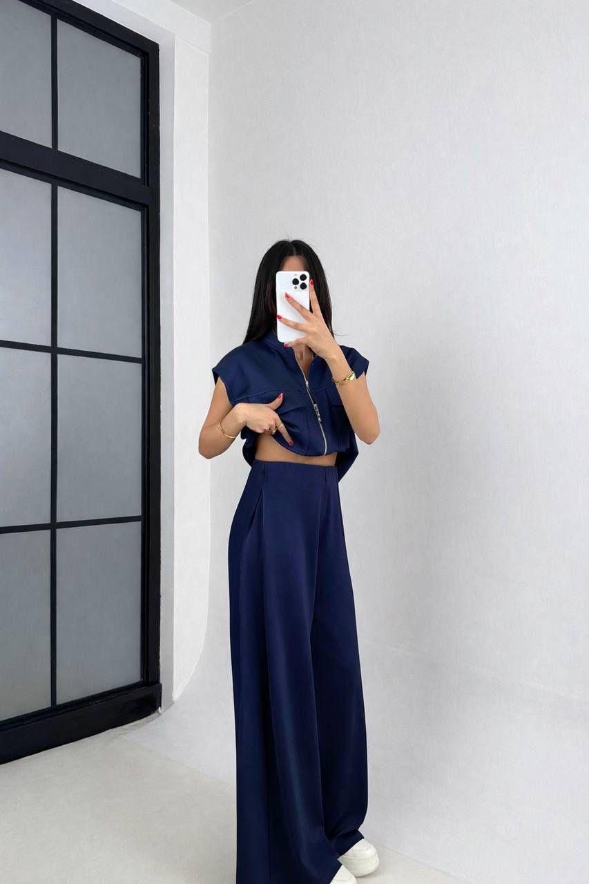 Romy Set - Navy Blue
