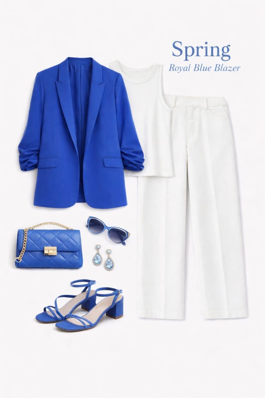 Ashley blazer - Royal blue