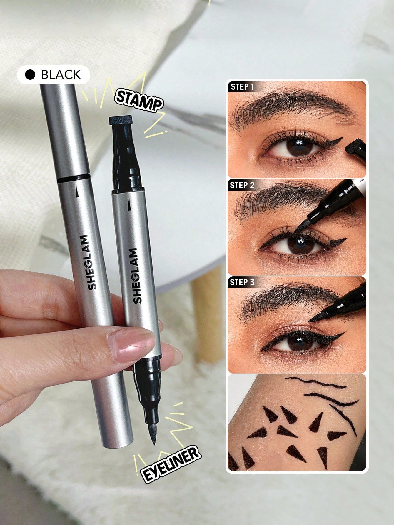 SHEGLAM Wing it Waterproof Liner duo