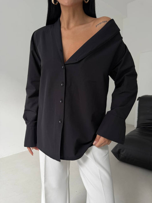 Kylie Asymmetrical Shirt