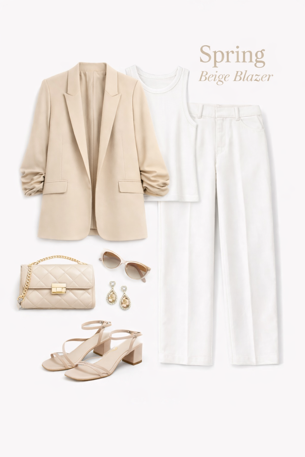 Ashley Blazer-Beige