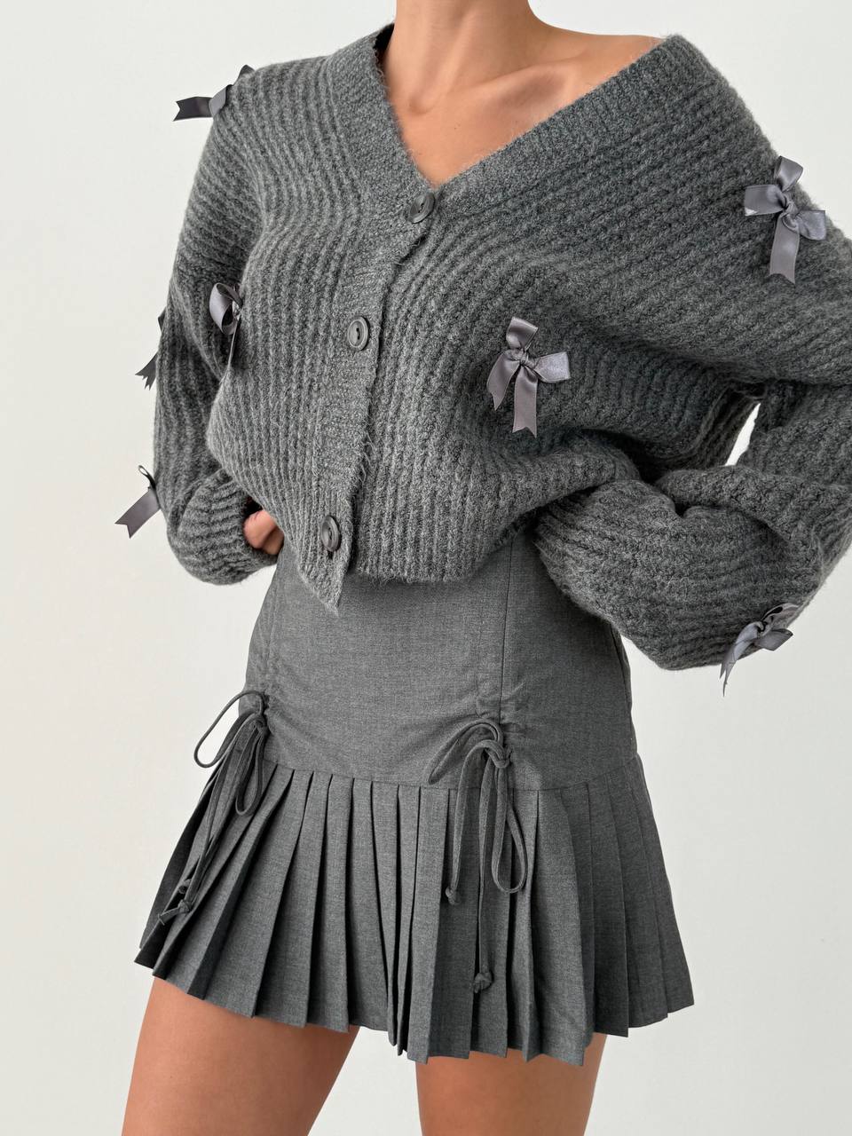 Bow Cardigan