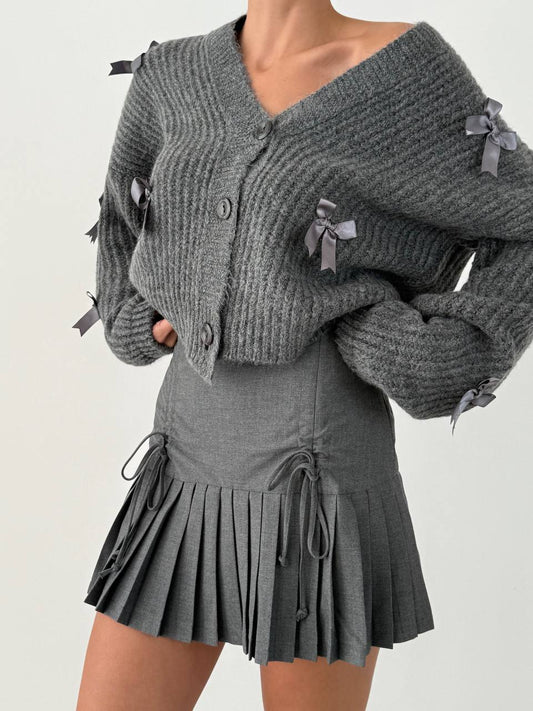 Bow Cardigan