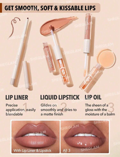 SHEGLAM 3 in 1 Lipstick