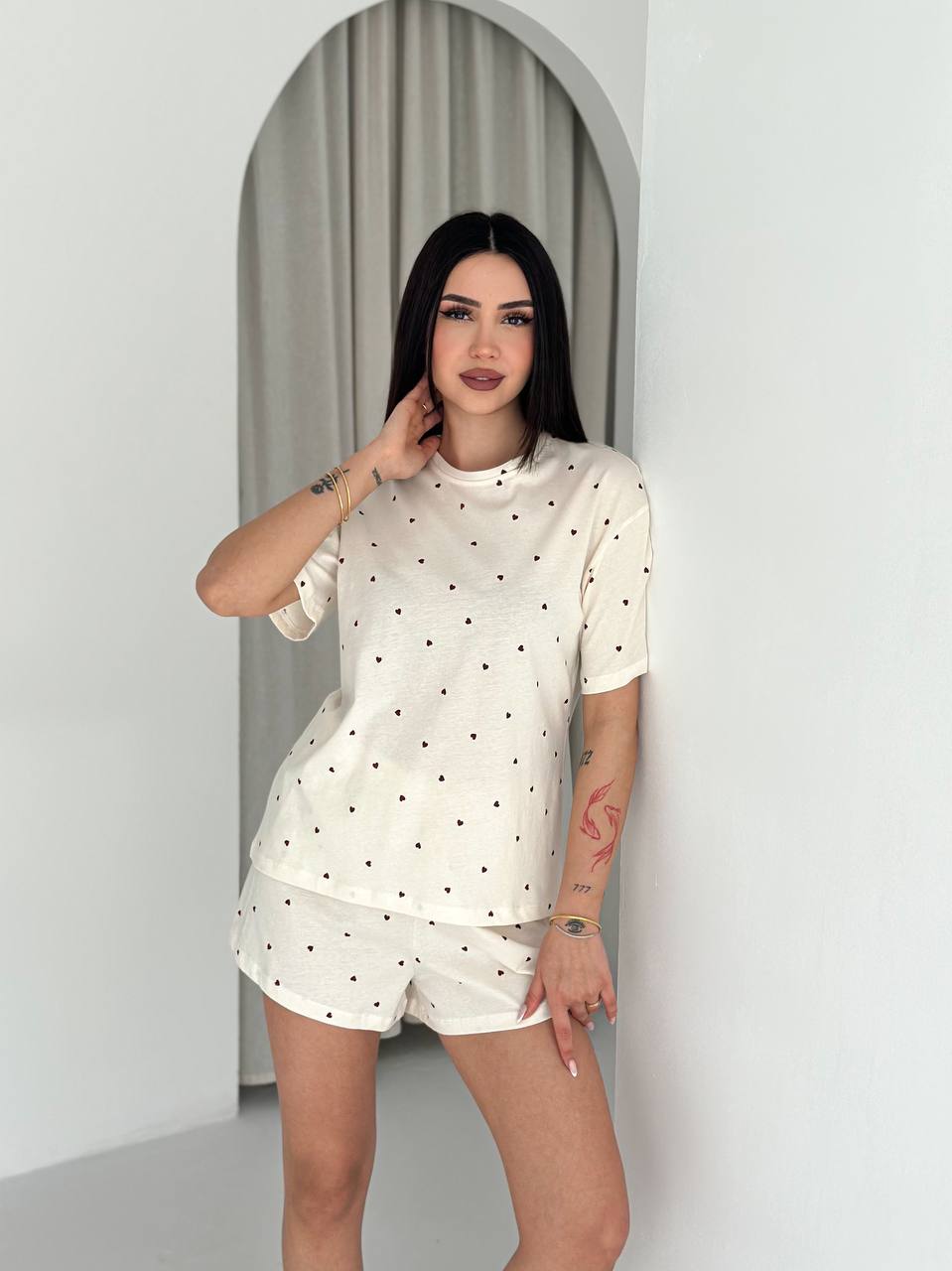 Heart Cotton Pj