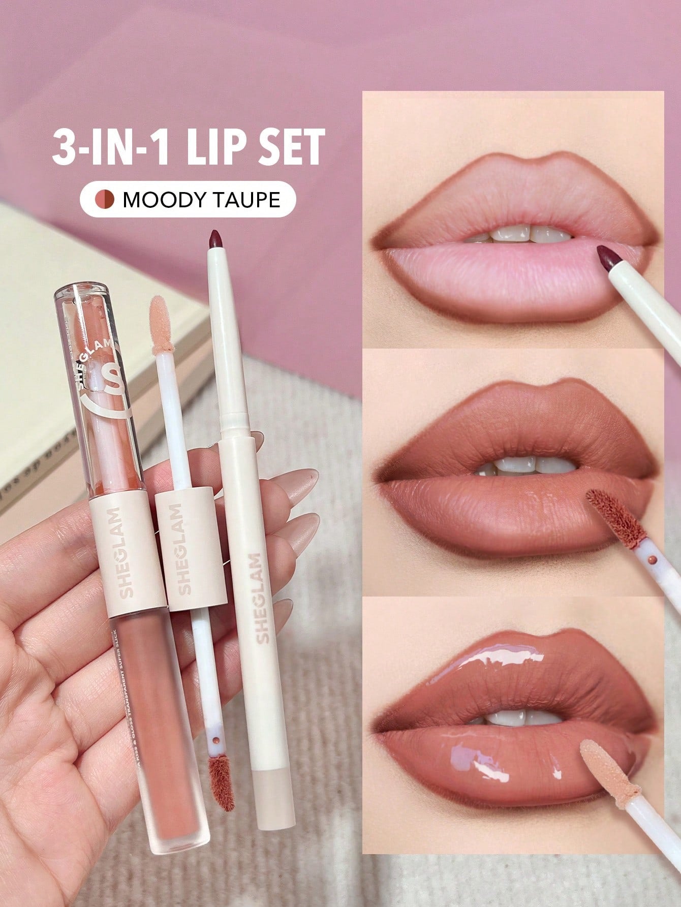 SHEGLAM 3 in 1 Lipstick