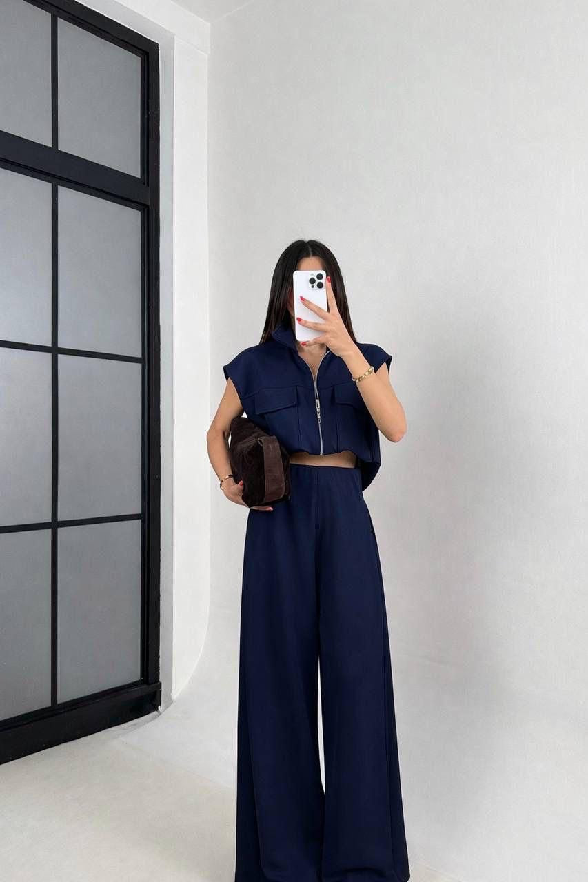 Romy Set - Navy Blue