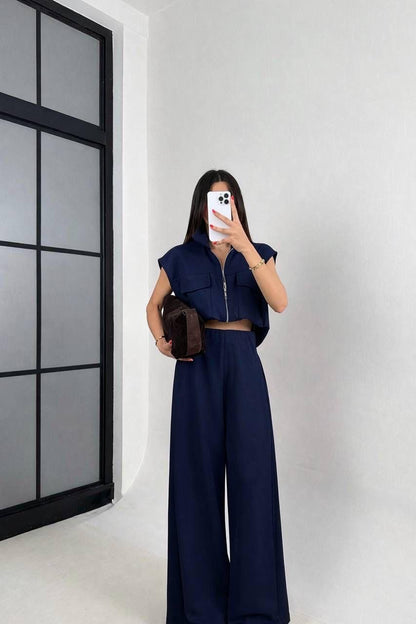 Romy Set - Navy Blue