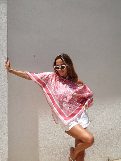 Dior top with scarf - Pink