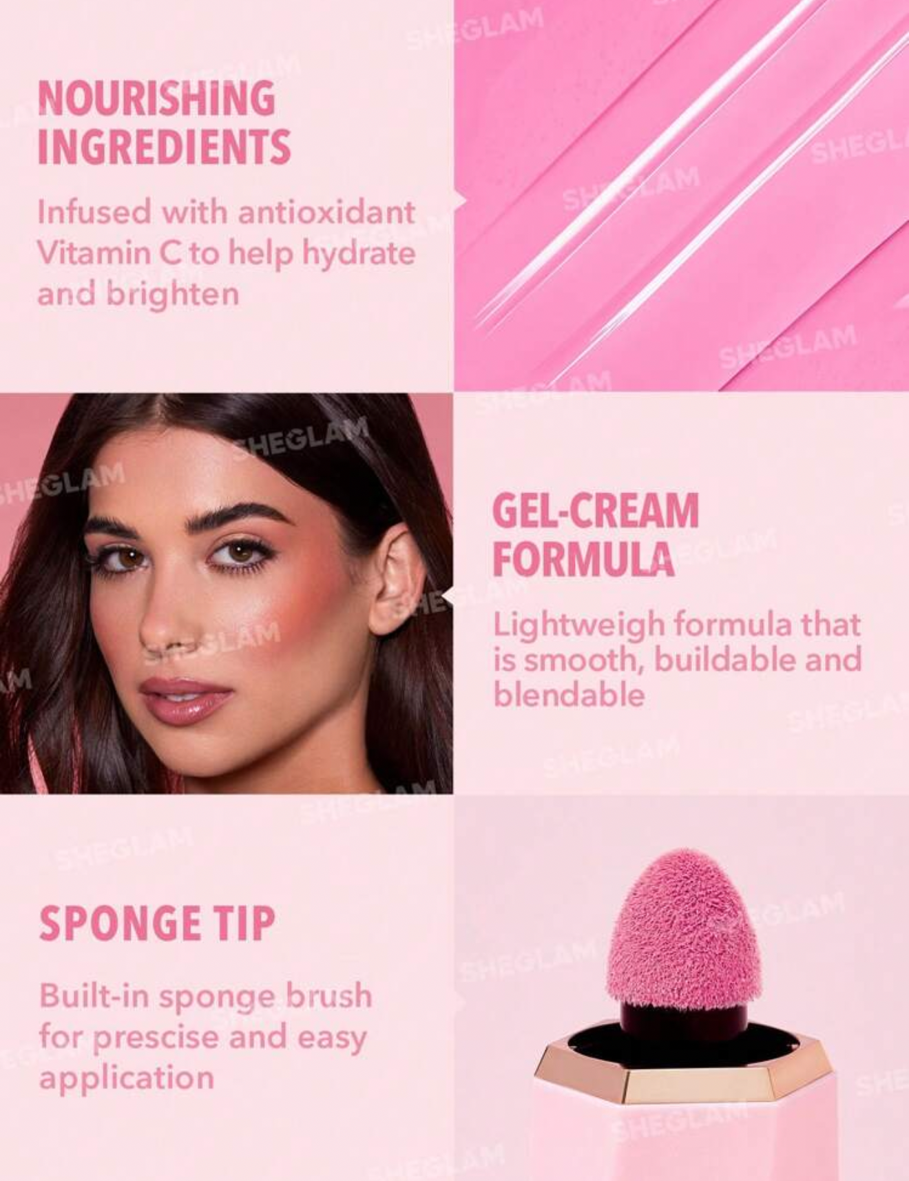 SHEGLAM Matte liquid Blush