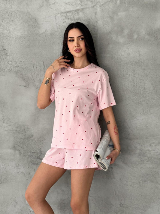 Heart Cotton Pj