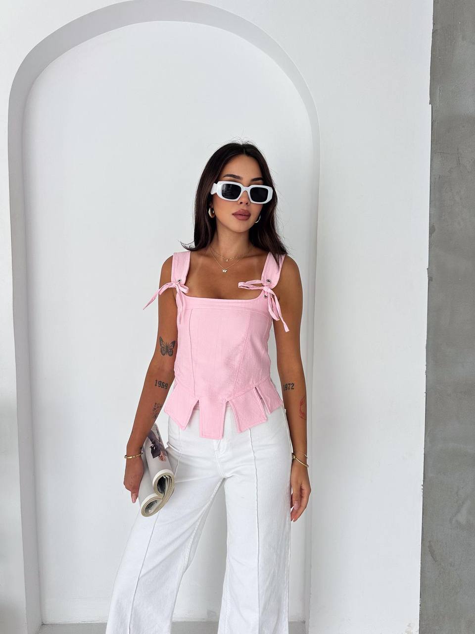 Ella Top - Pink