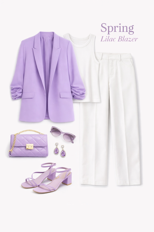 Ashley Blazer-Lilac
