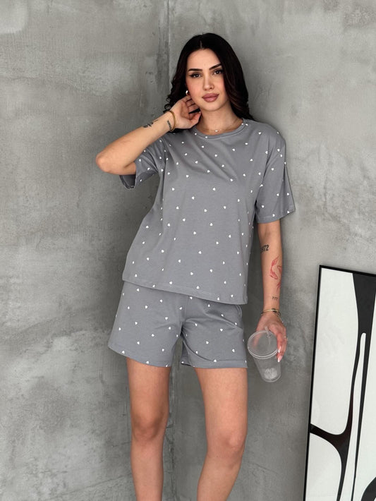 Heart Cotton Pj