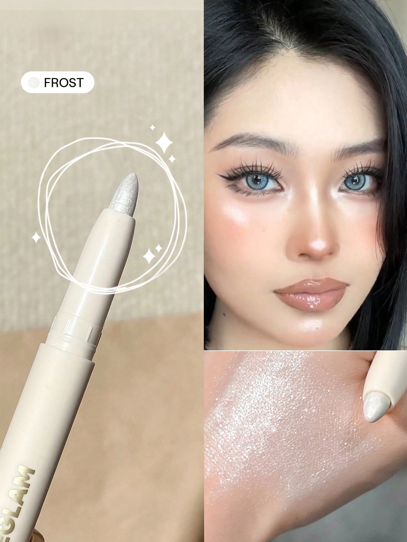 SHEGLAM Big and Bright Eye Pencil - Frost
