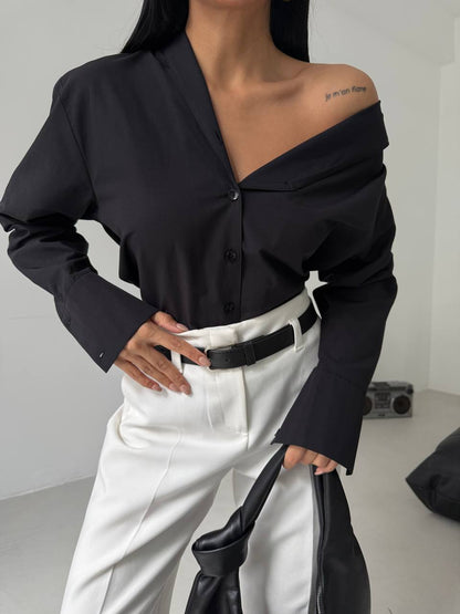 Kylie Asymmetrical Shirt