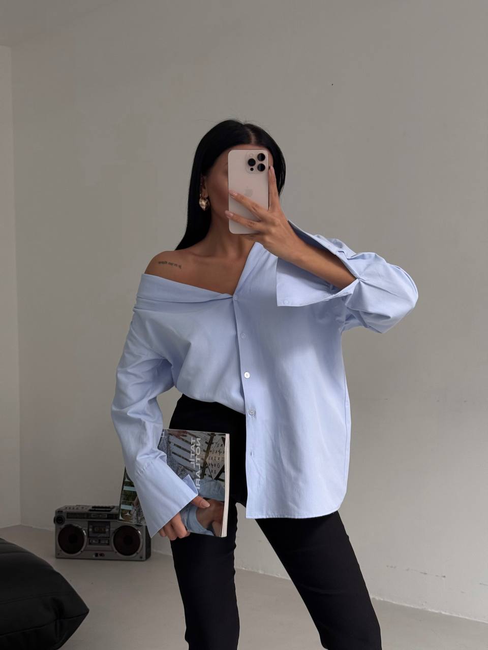 Kylie Asymmetrical Shirt