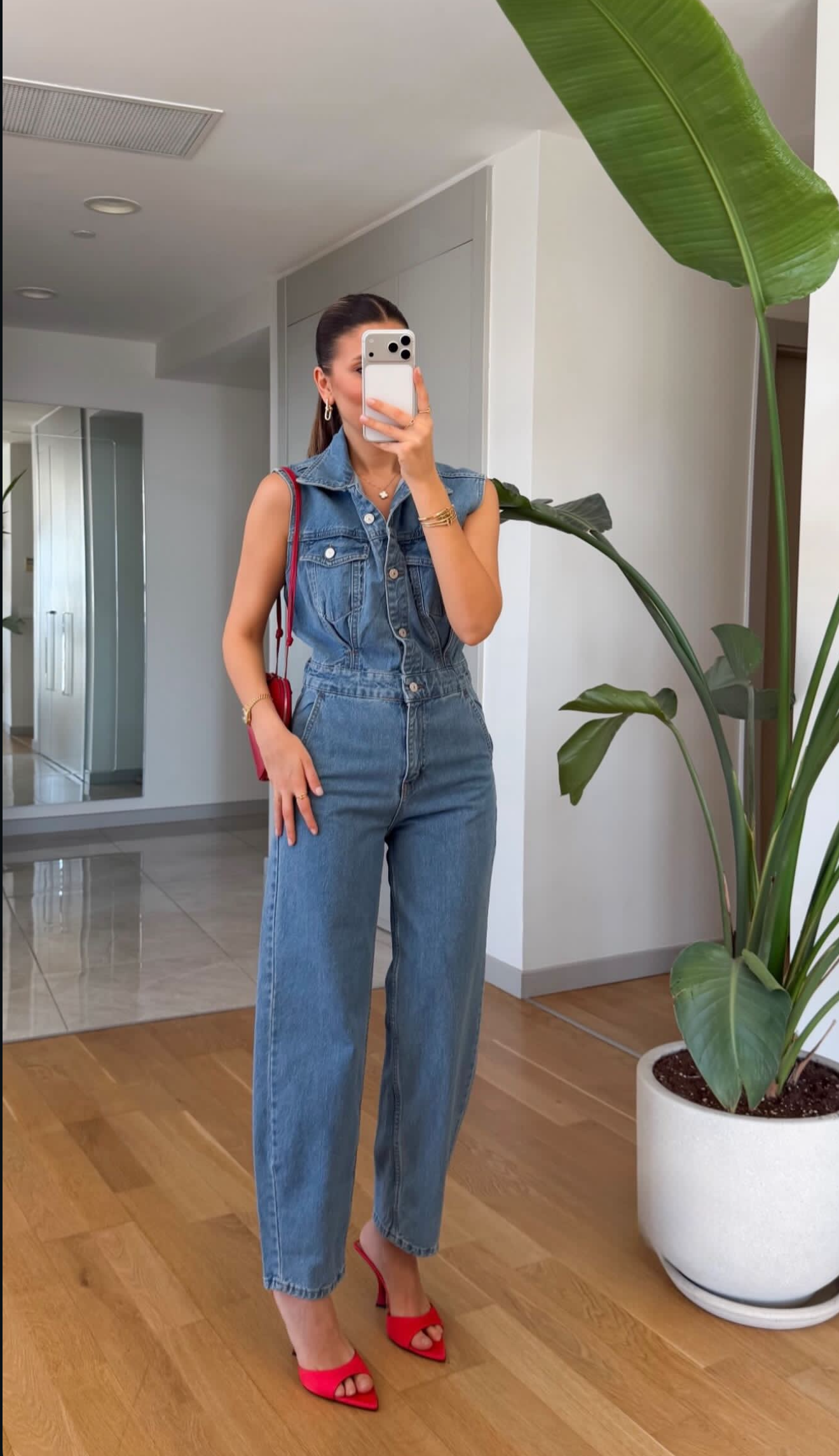 Avy Denim Jumpsuit