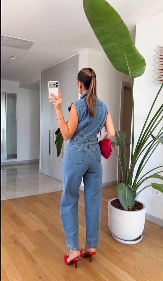 Avy Denim Jumpsuit