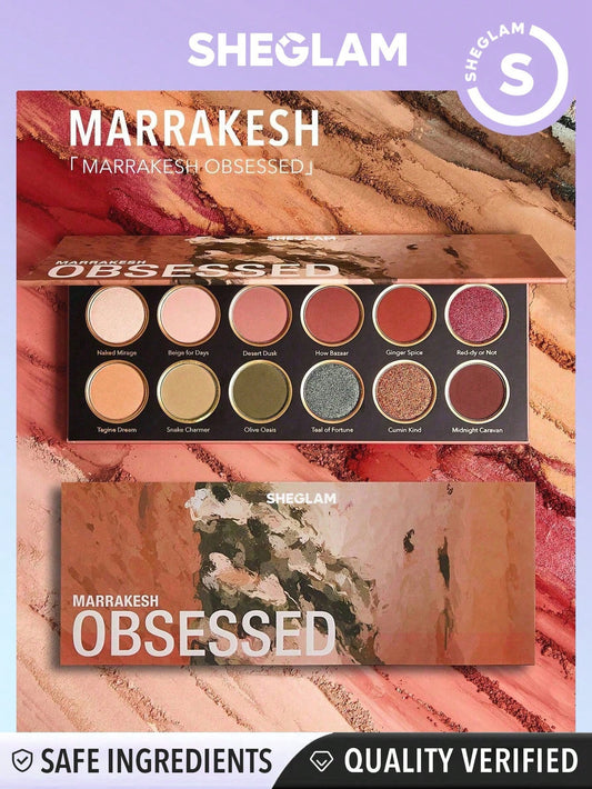 SHEGLAM Marrakesh Obsessed Eyeshadow Palette - 12 colors