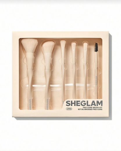 SHEGLAM Pro Core Brush Kit - 6 pcs