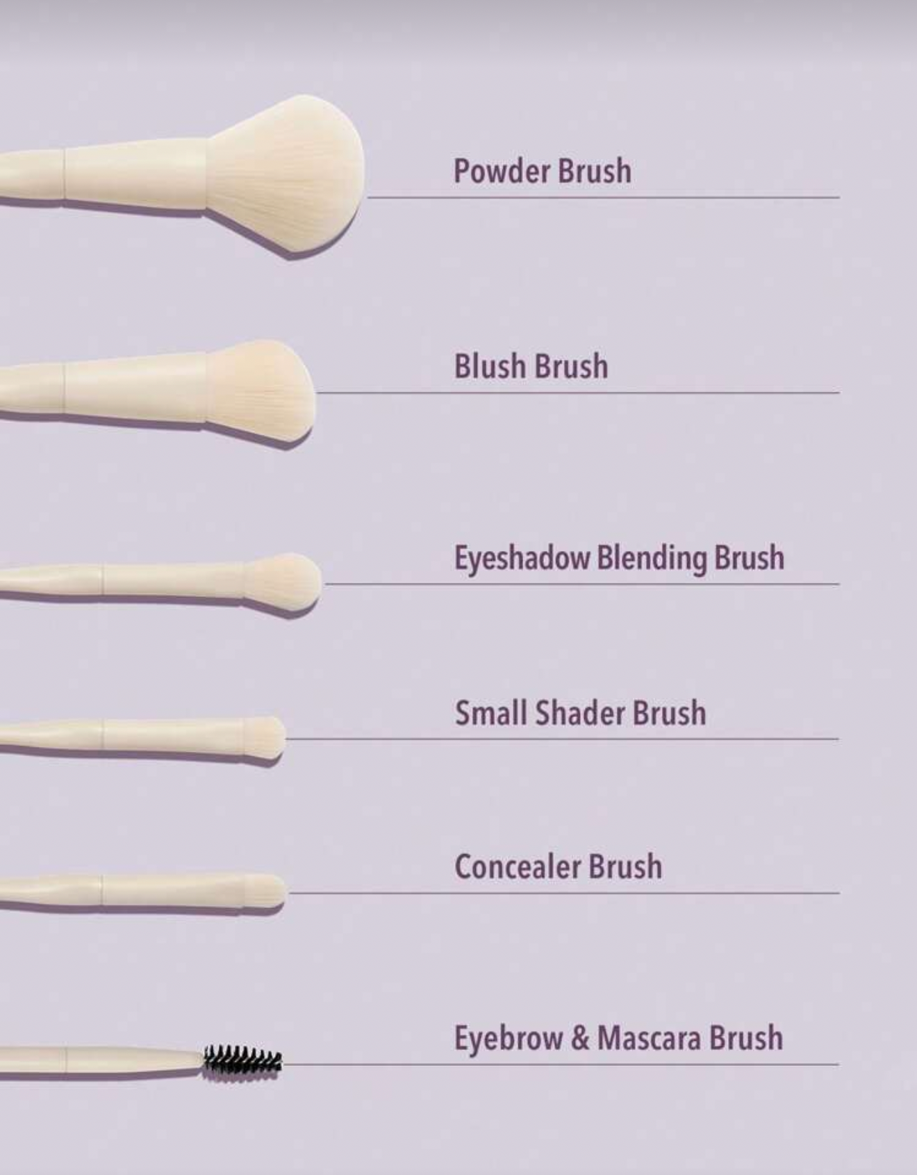 SHEGLAM Pro Core Brush Kit - 6 pcs