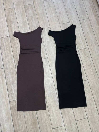 Luna Dress - Brown