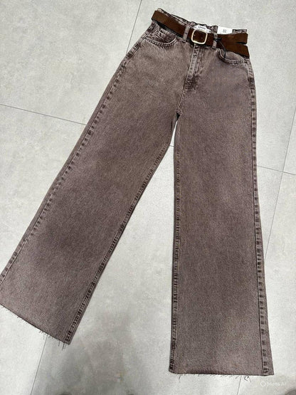 Brown Denim Pants