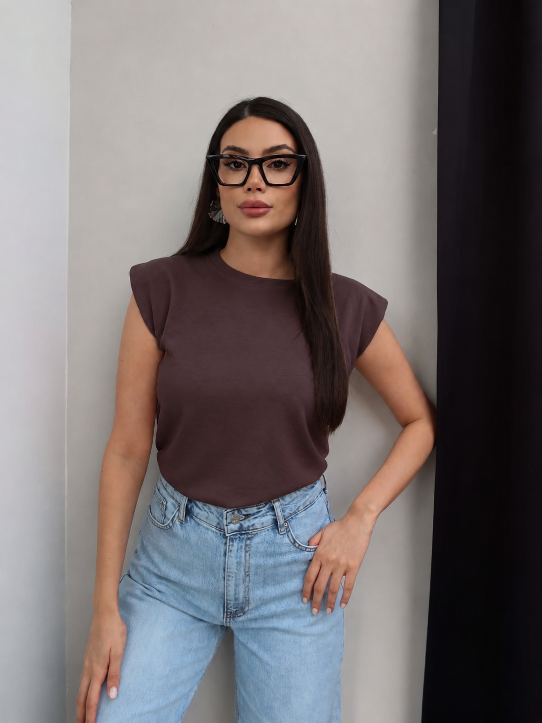 Emma Top - Brown