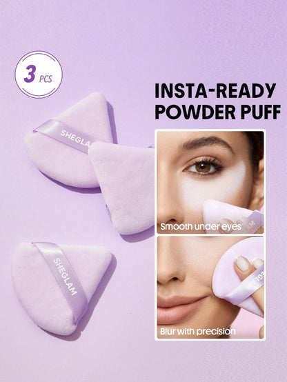SHEGLAM Powder Puffs - 3pcs