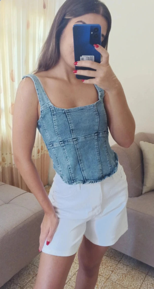 Yana Denim Corset