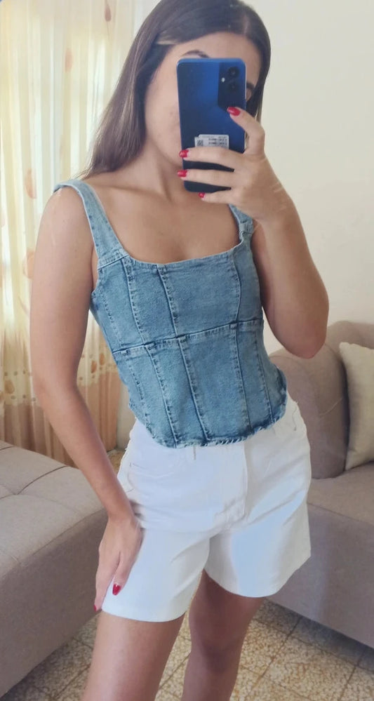 Yana Denim Corset