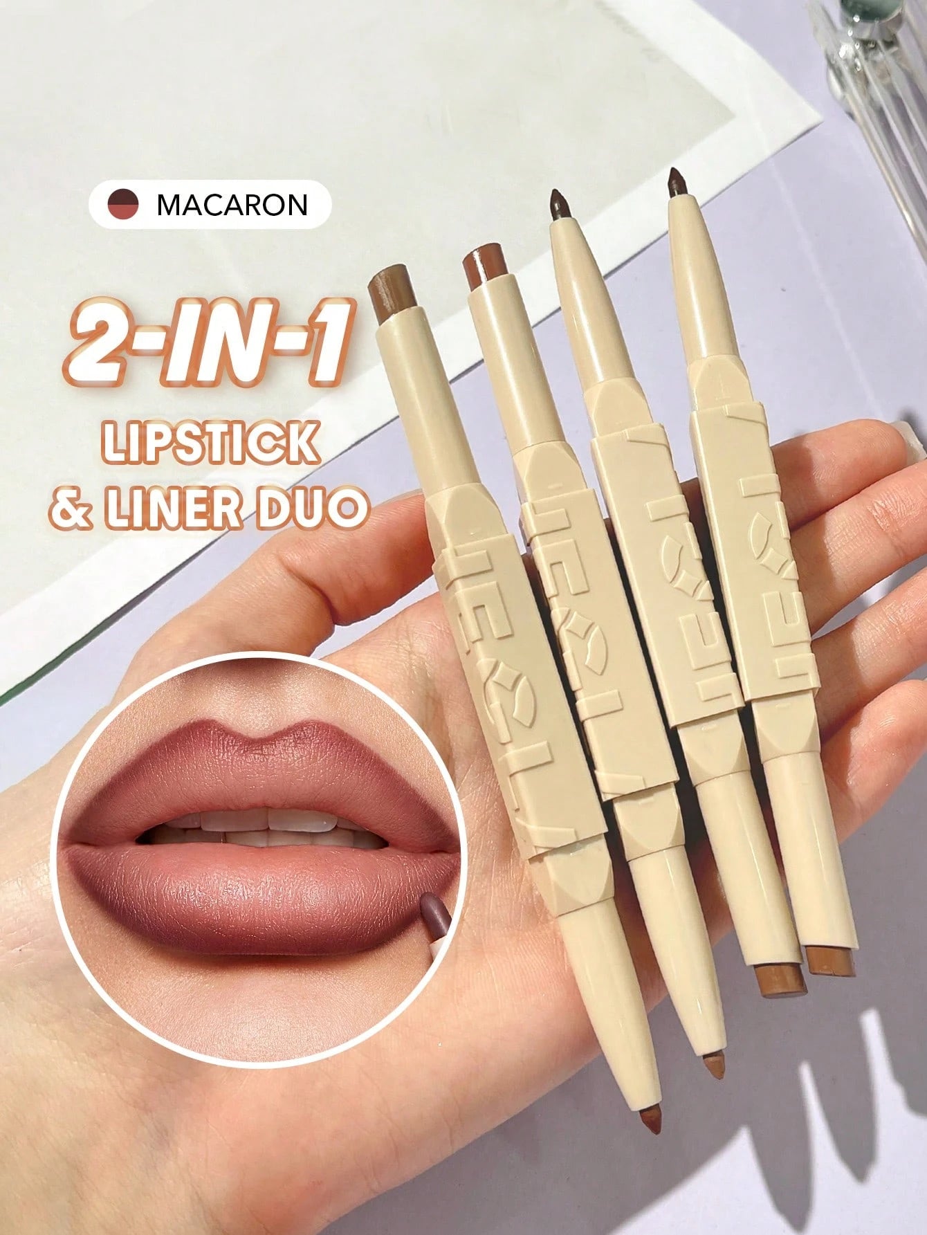 SHEGLAM Lipstick & Liner Duo
