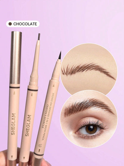 SHEGLAM Brows On Demand 2 in 1 Brow Pencil